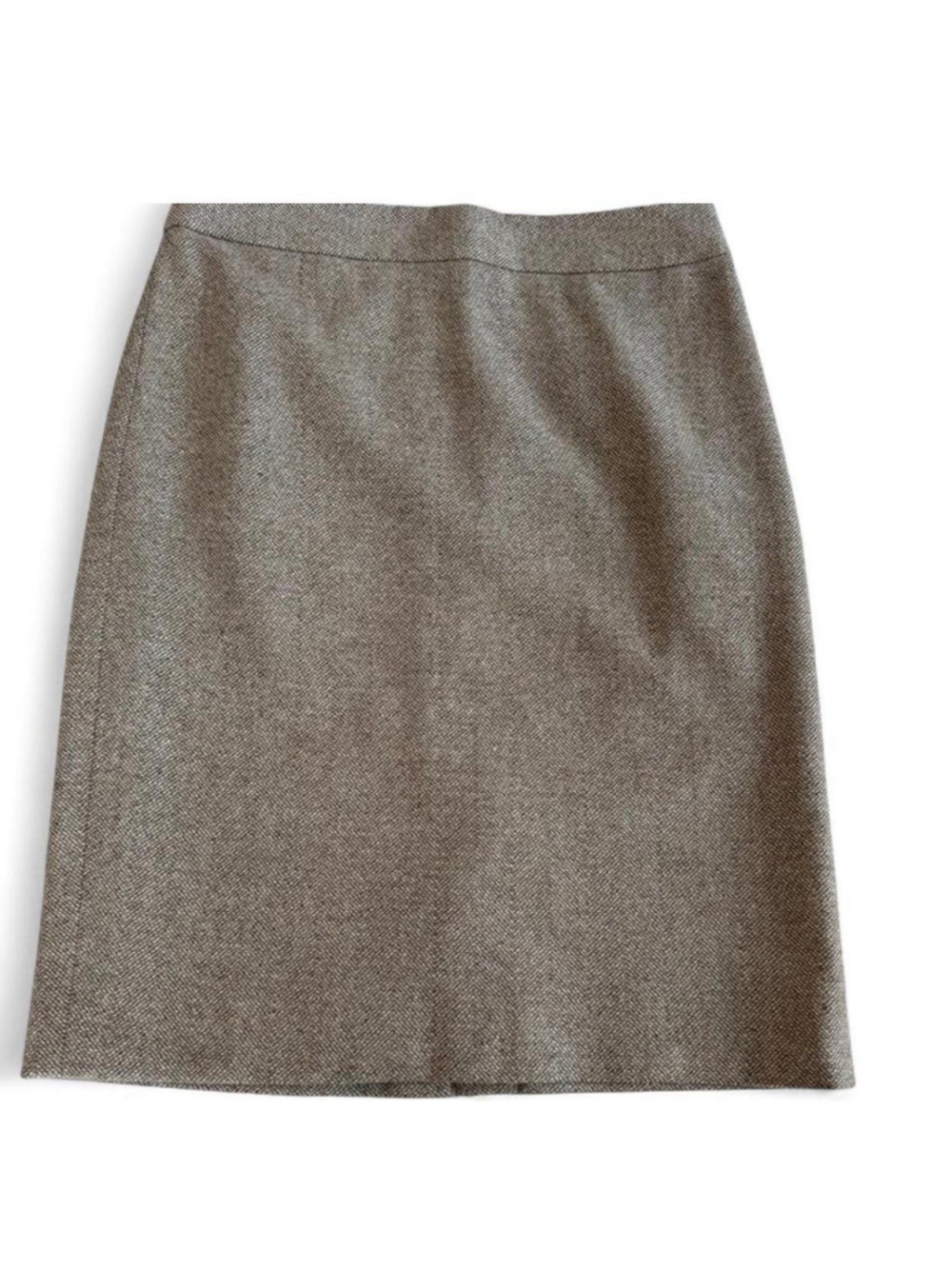 herringbone. pencil skirt